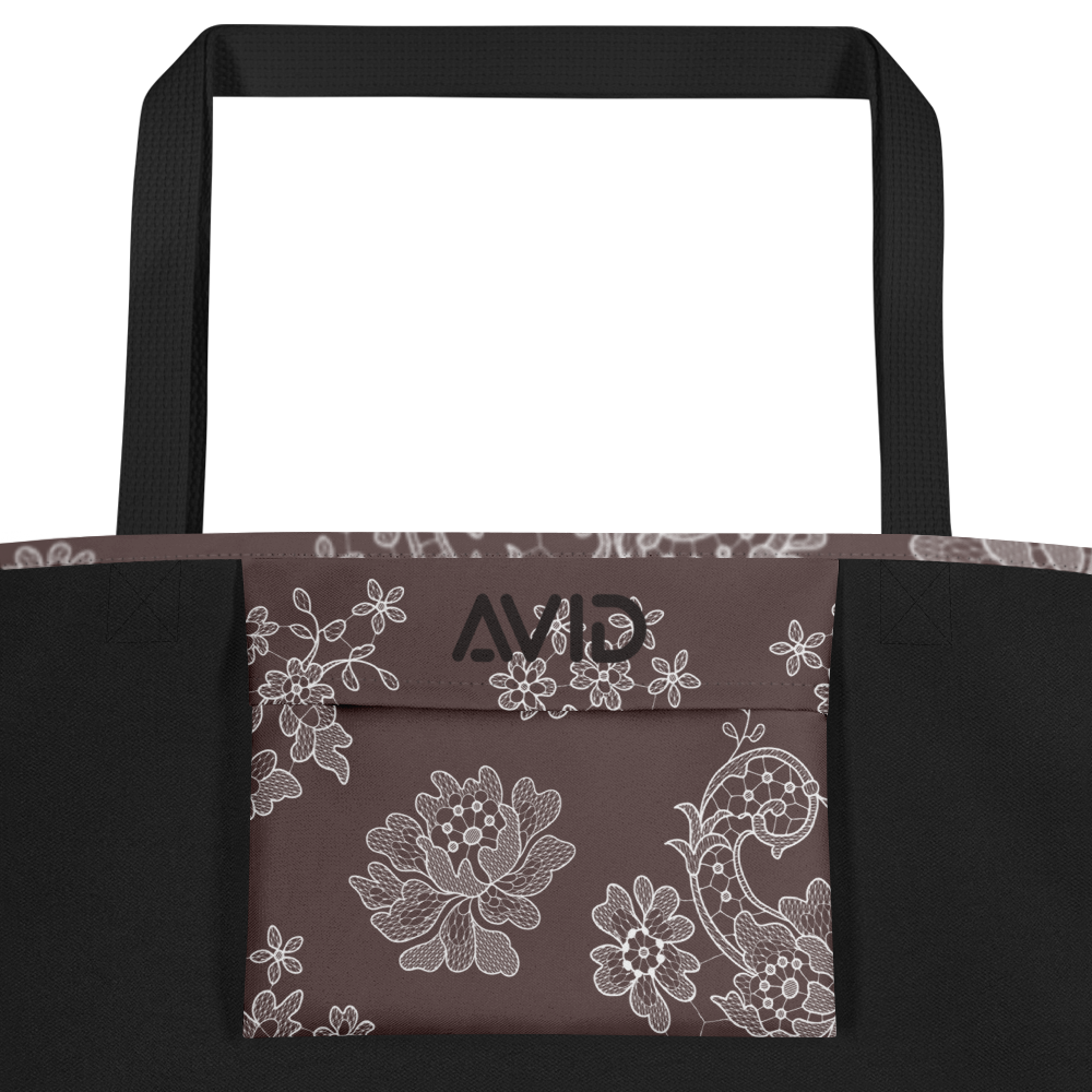 Avid London Auburn Large Tote Bag Inside Pocket