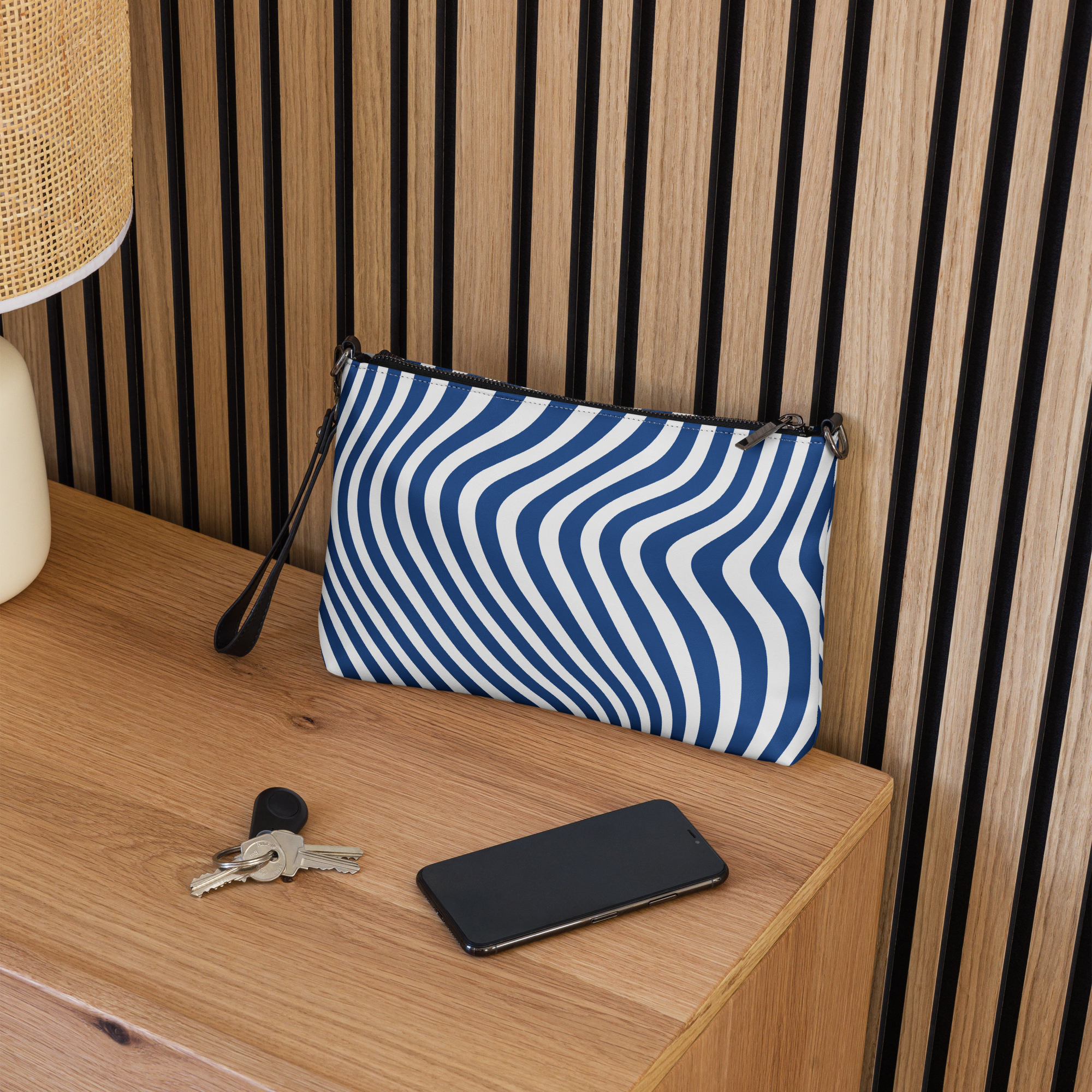 Avid London Blue Wave Crossbody Bag