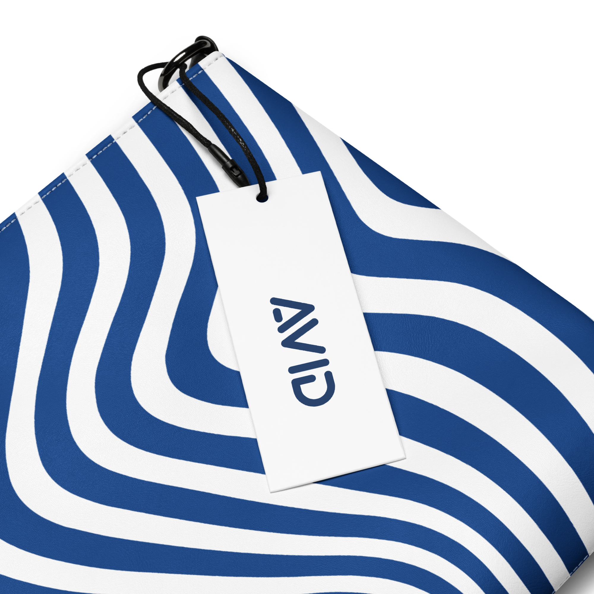 Avid London Blue Wave Crossbody Bag (Detail)