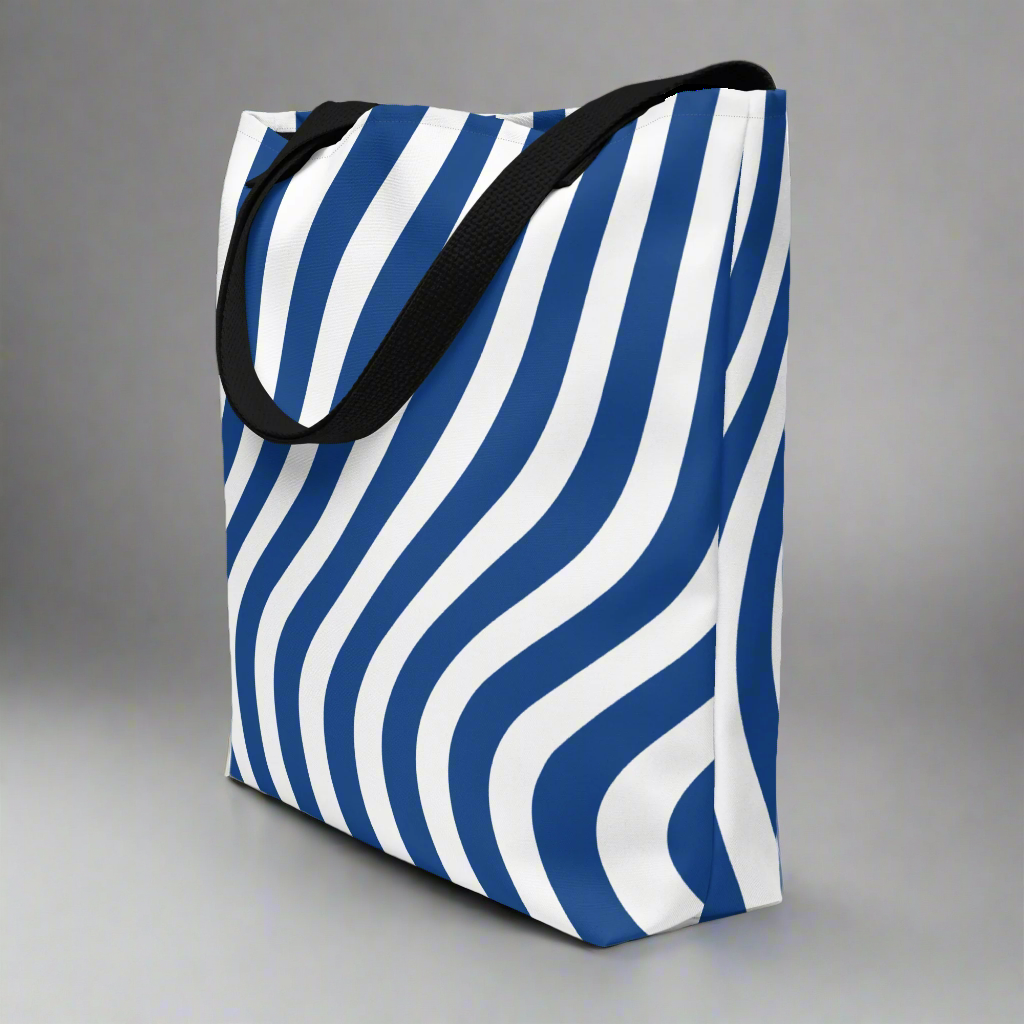 Avid London Blue Wave Large Tote Bag