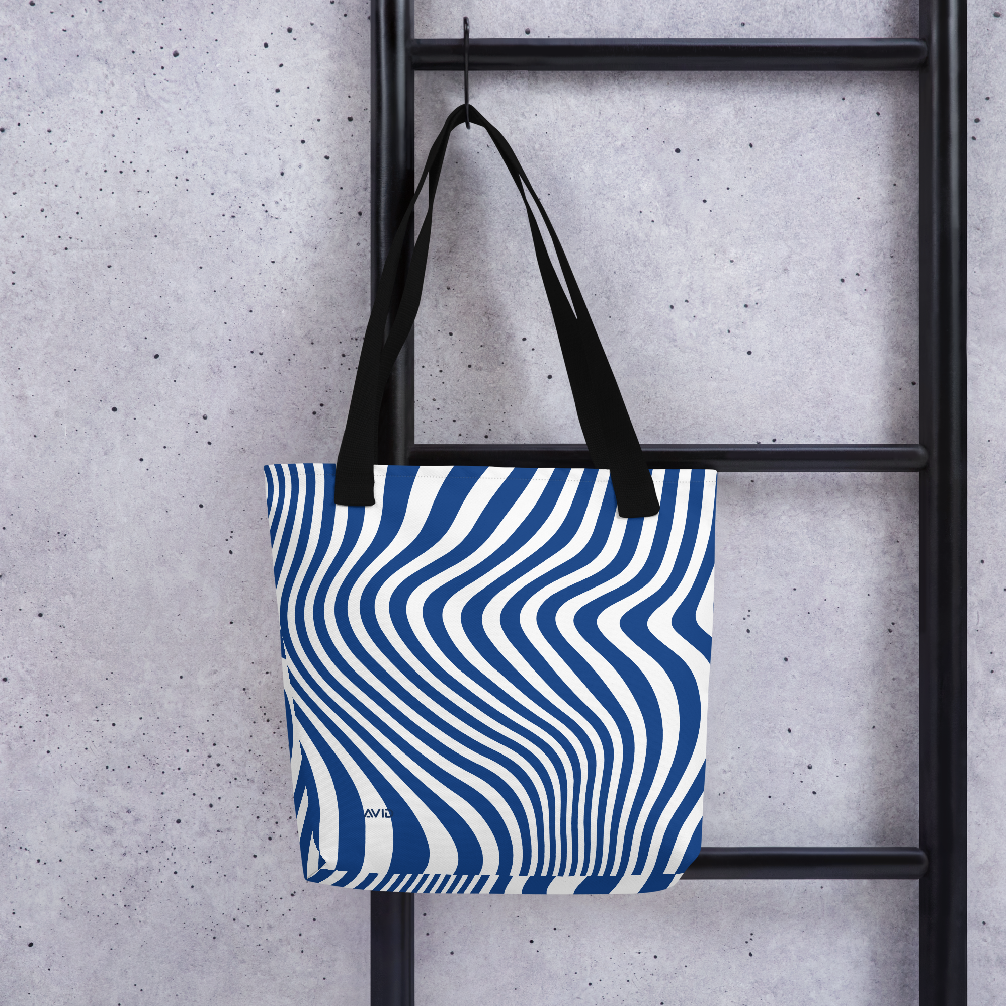 Avid London Blue Wave Small Tote Bag