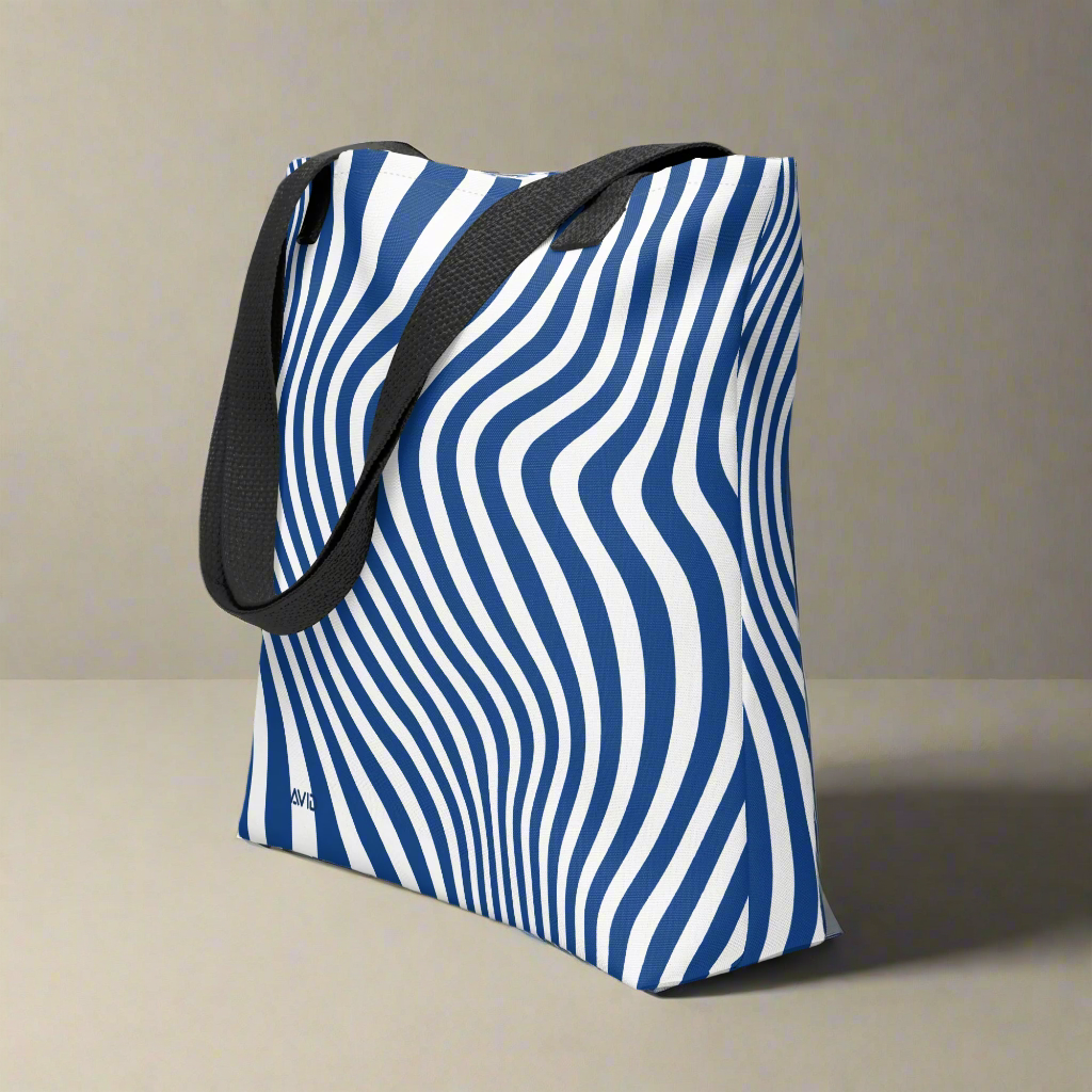 Avid London Blue Wave Small Tote Bag