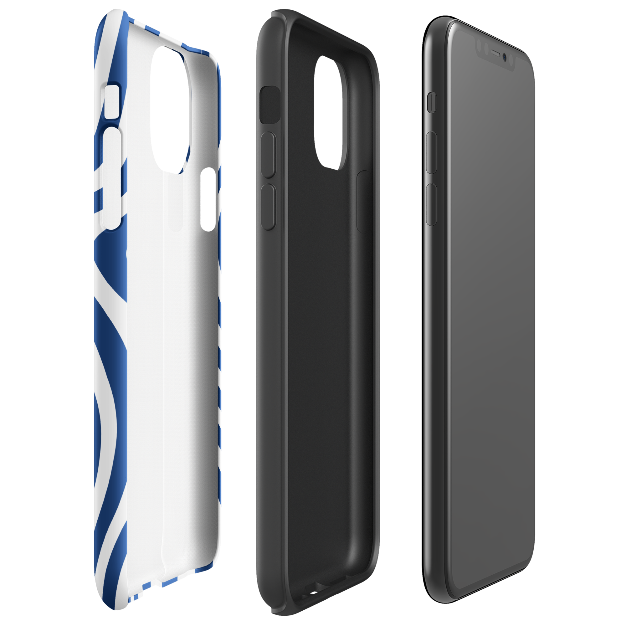Avid London Blue Wave iPhone Tough Case Shell