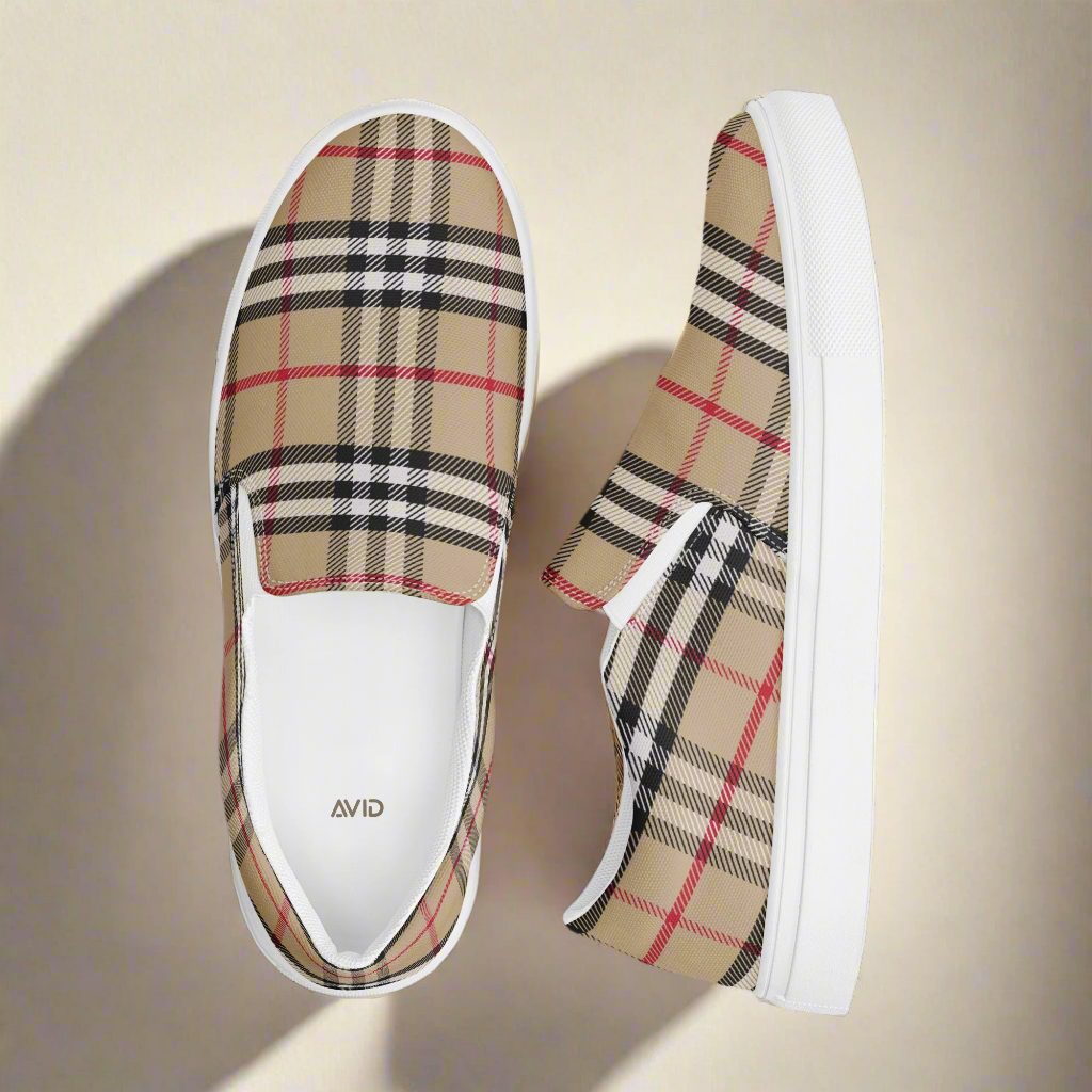 Avid London Burb_Canvas_Mens_Shoes top and side