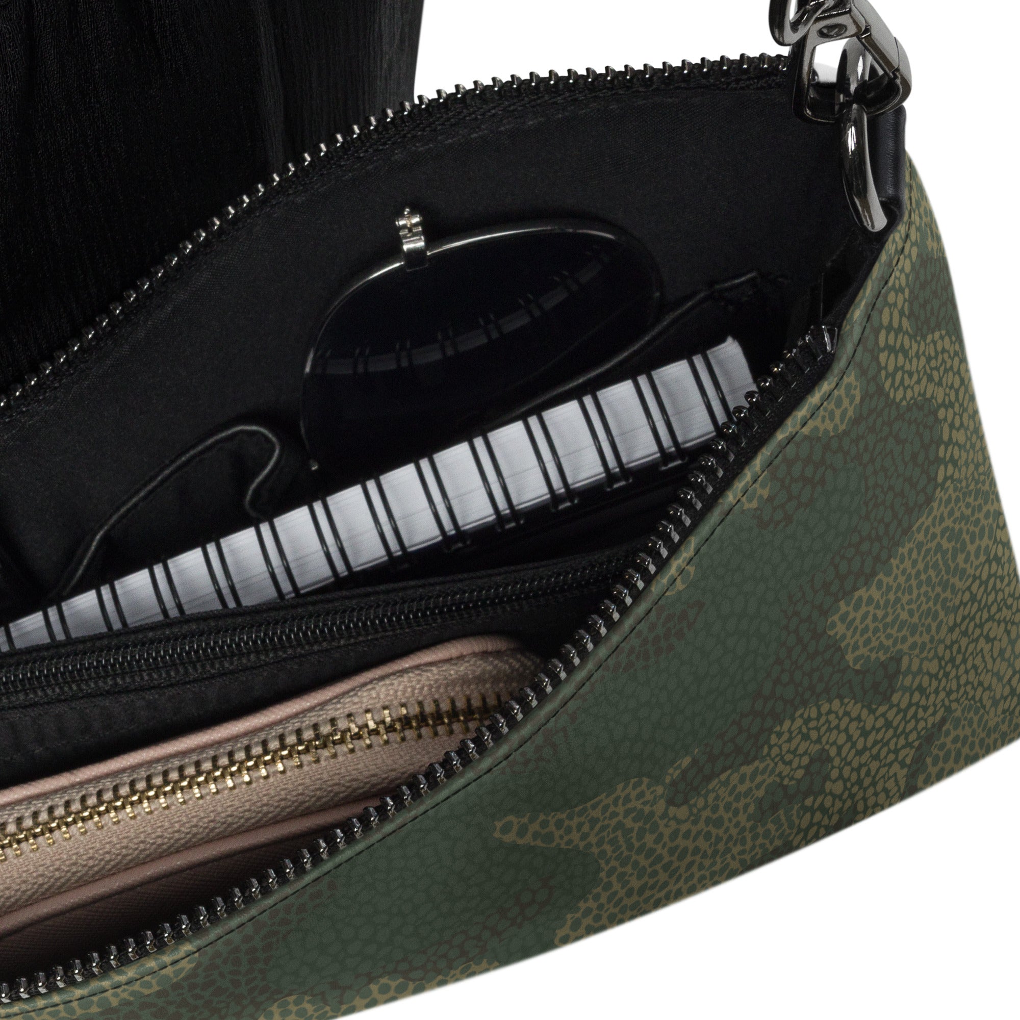Avid London Camo Crossbody Bag (Interior)