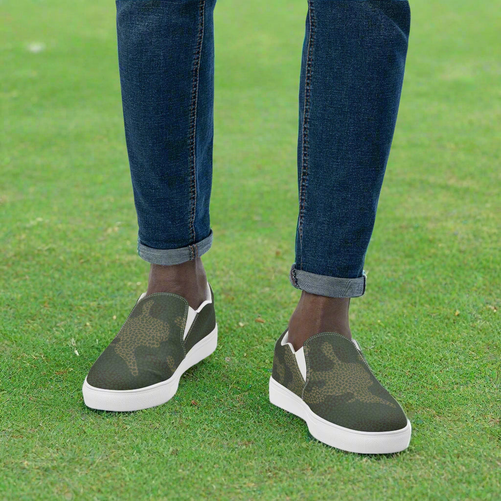 Avid London Camo Mens Canvas Shoes