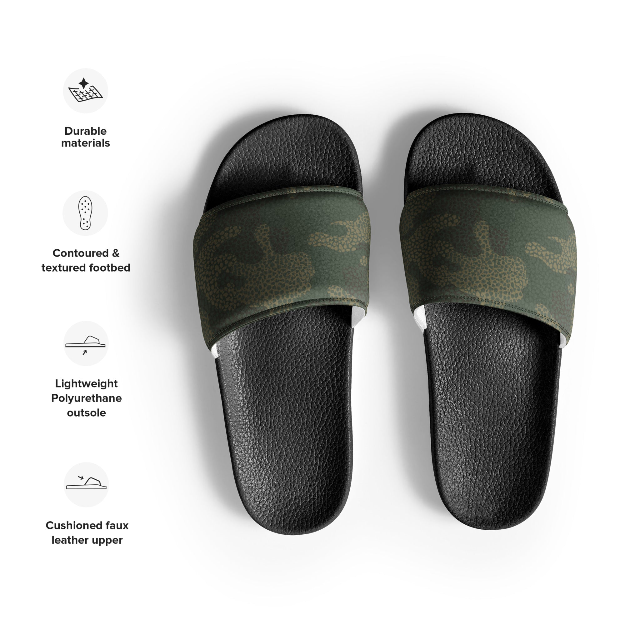 Avid London Camo Mens Sliders (Details)