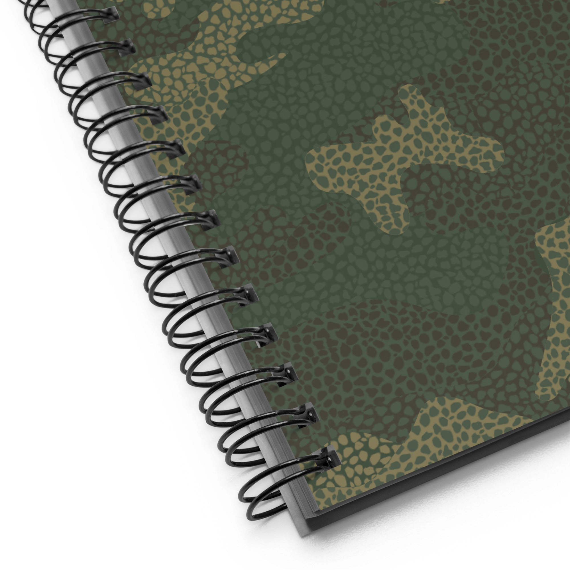 Avid London Camo Spiral Notebook (Detail)
