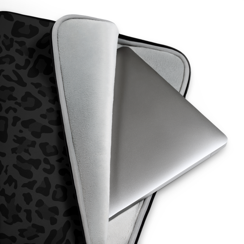 Avid London Cheetah Laptop Sleeve (Inside Detail)