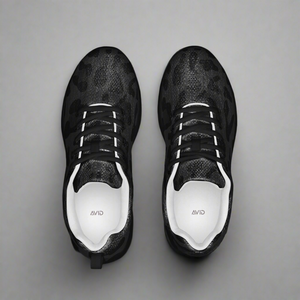 Avid London Cheetah Athletic Shoes (Black)