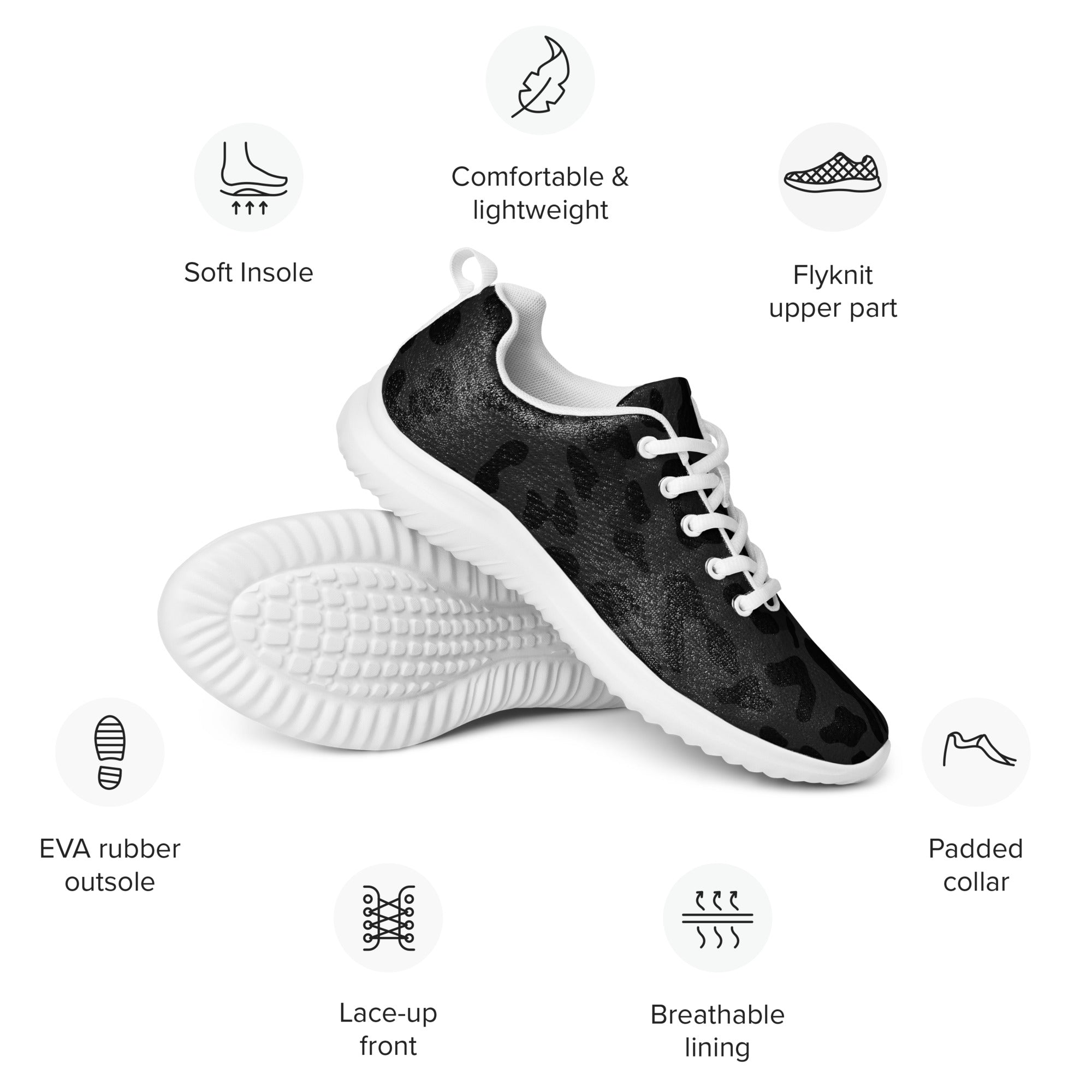 Avid London Cheetah Mens Athletic Shoes (Details)