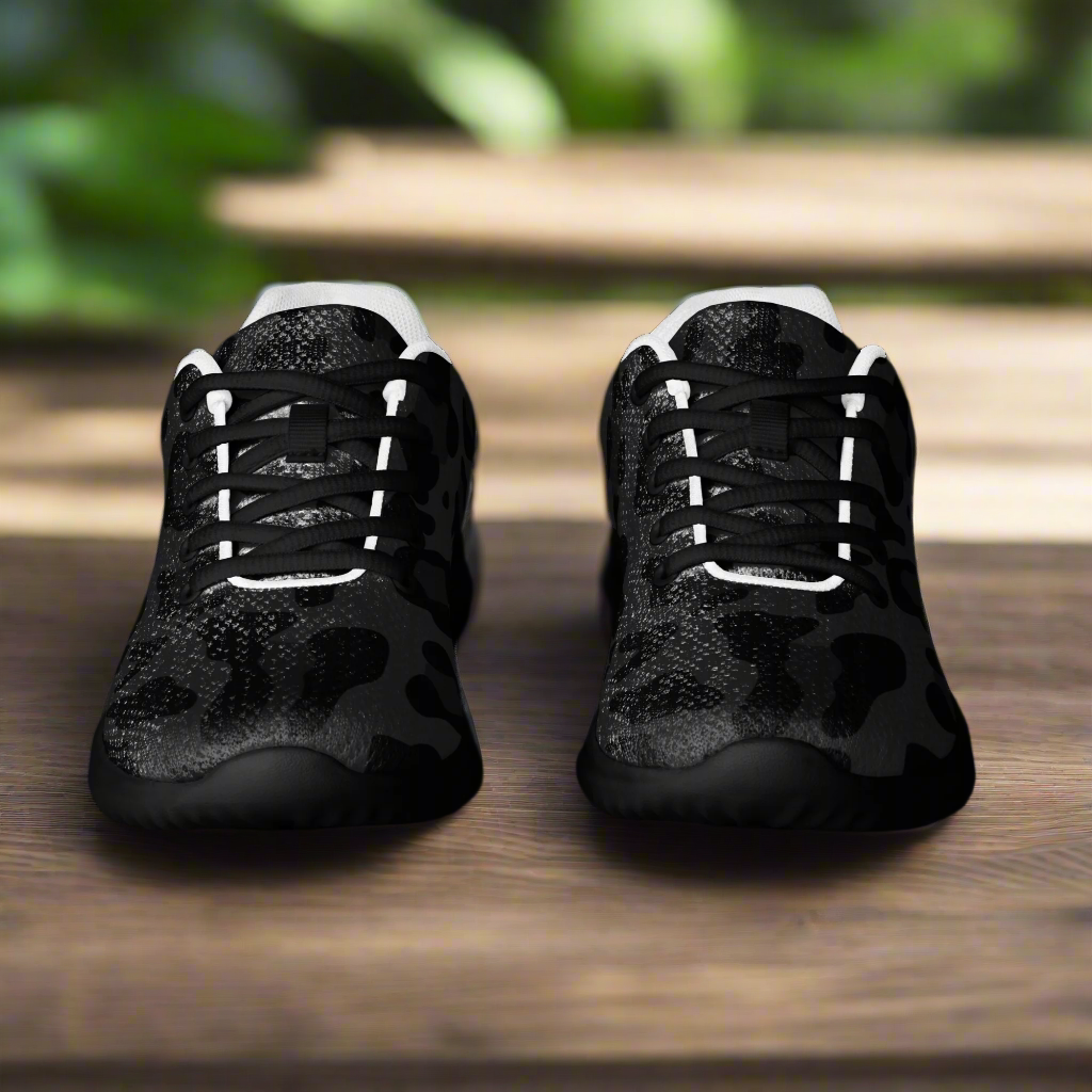 Avid London Cheetah Womens Athletic Shoes (Black)