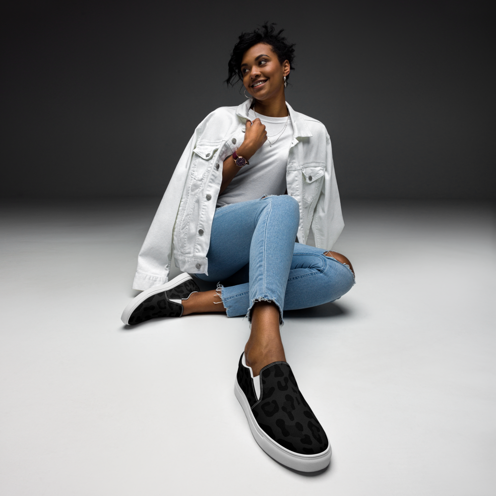Avid London Cheetah Womens Canvas Shoes