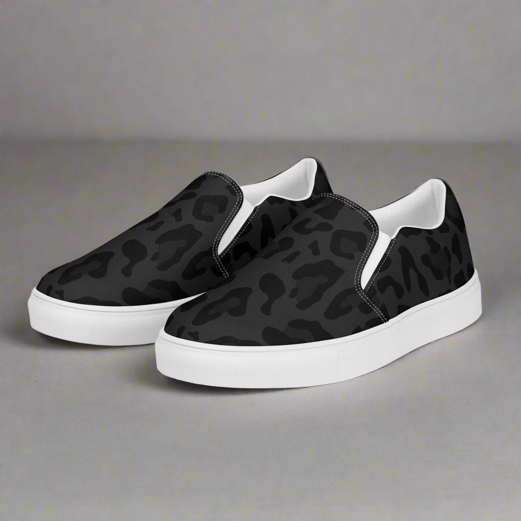 Avid London Cheetah Womens Canvas Shoes