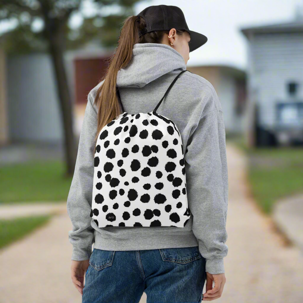 Avid London Dalmatian Drawstring Bag