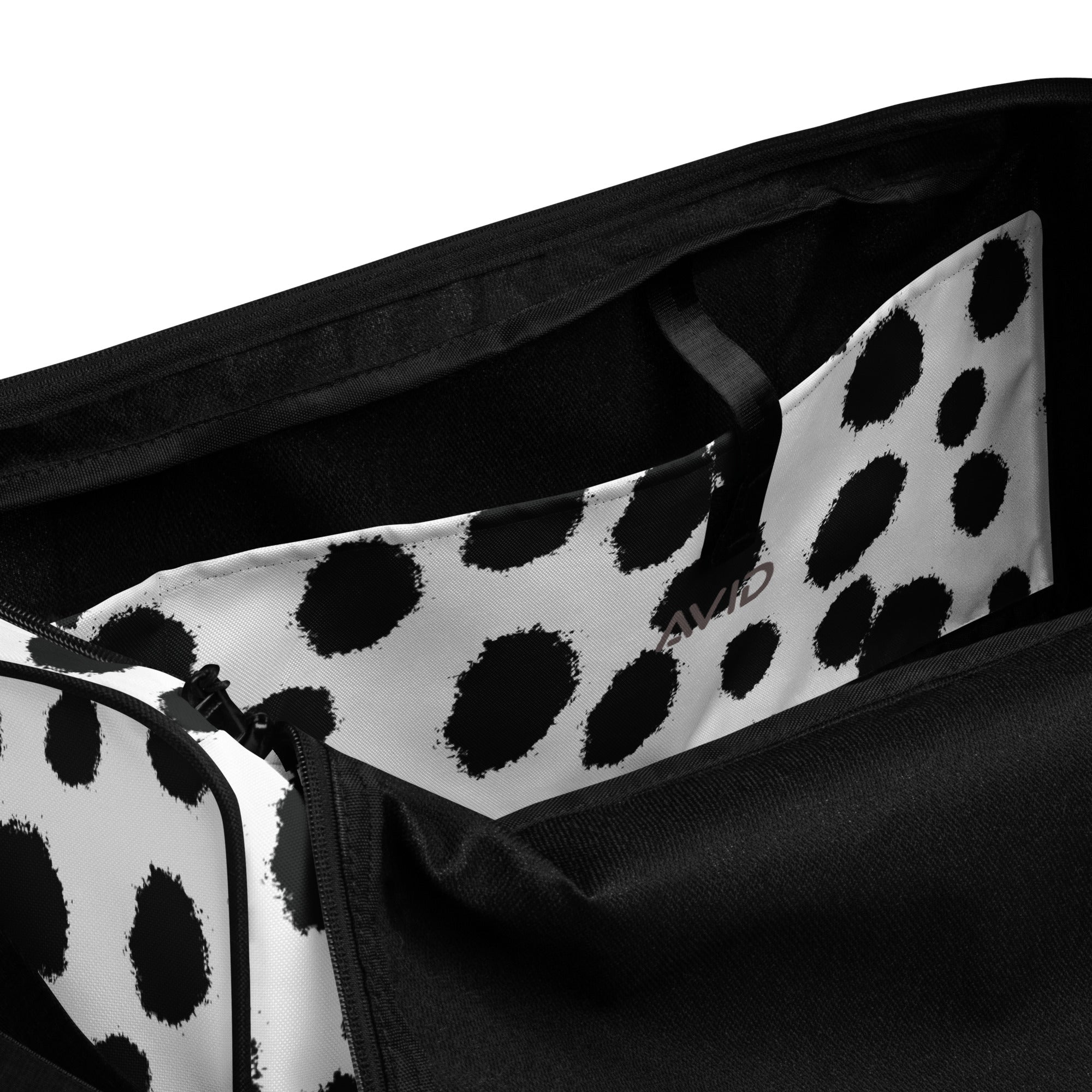 Avid London Dalmatian Duffle Bag (Inside Pocket)