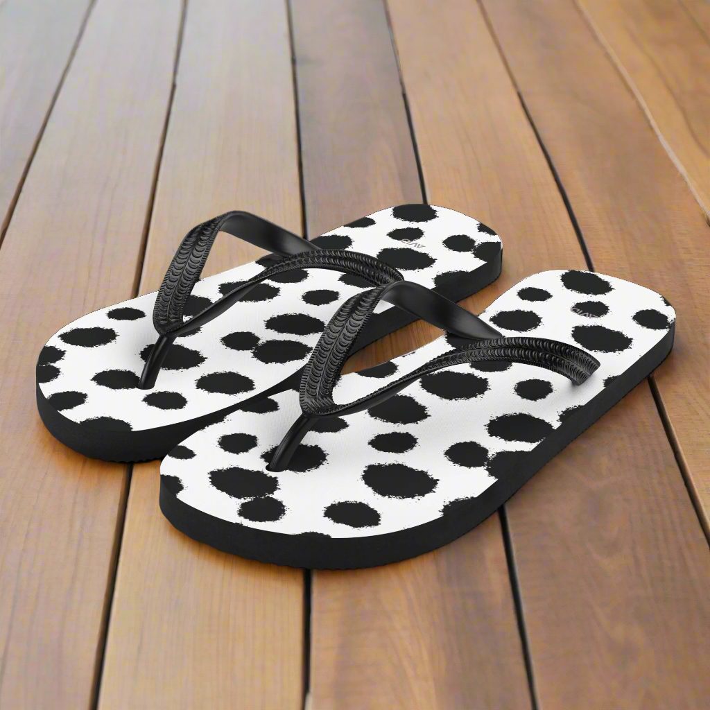 Avid London Dalmatian Flipflops