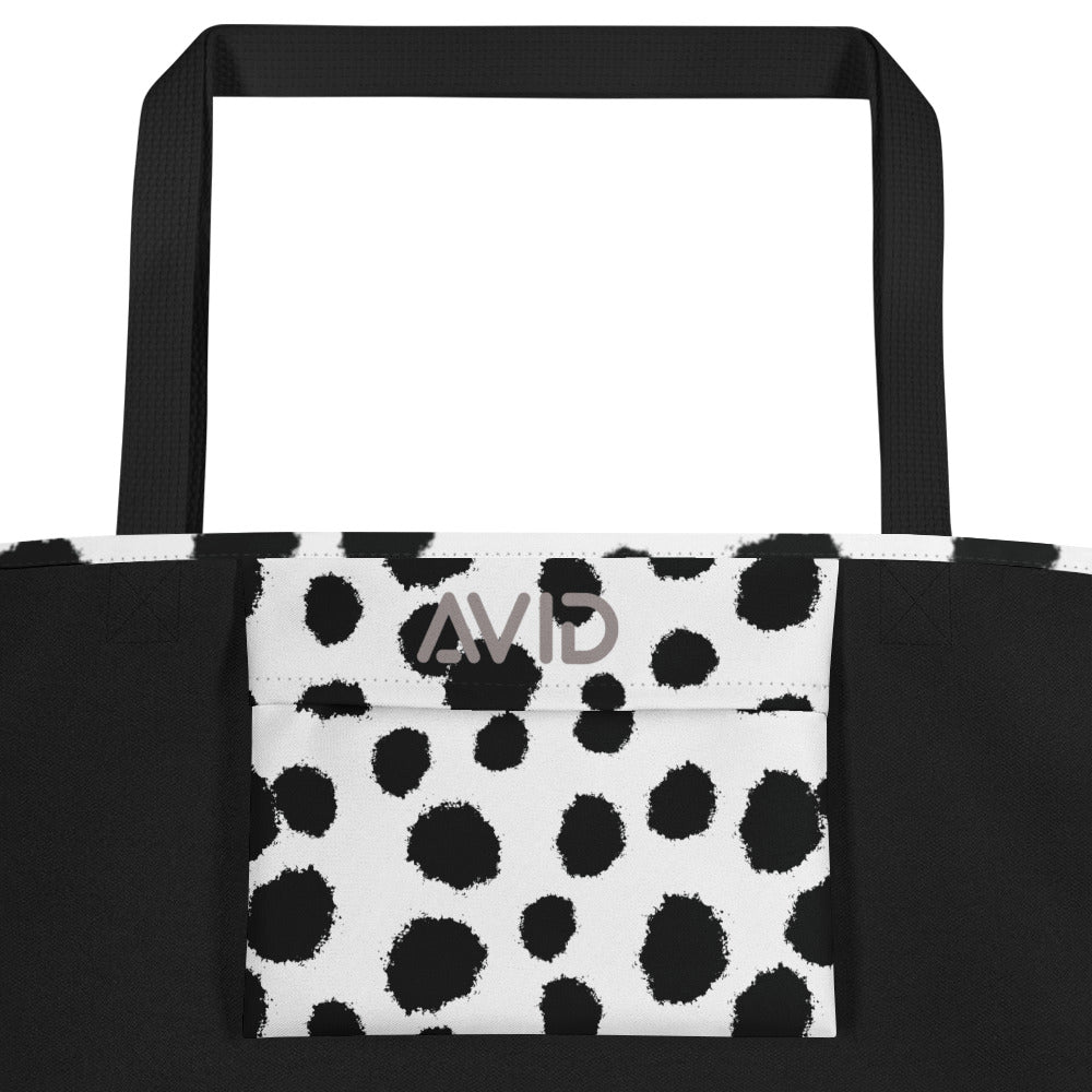 Avid London Dalmatian Large Tote Bag (Inside Pocket)