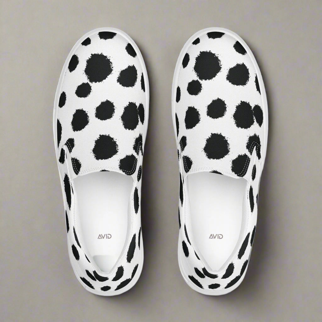 Avid London Dalmatian Canvas Shoes