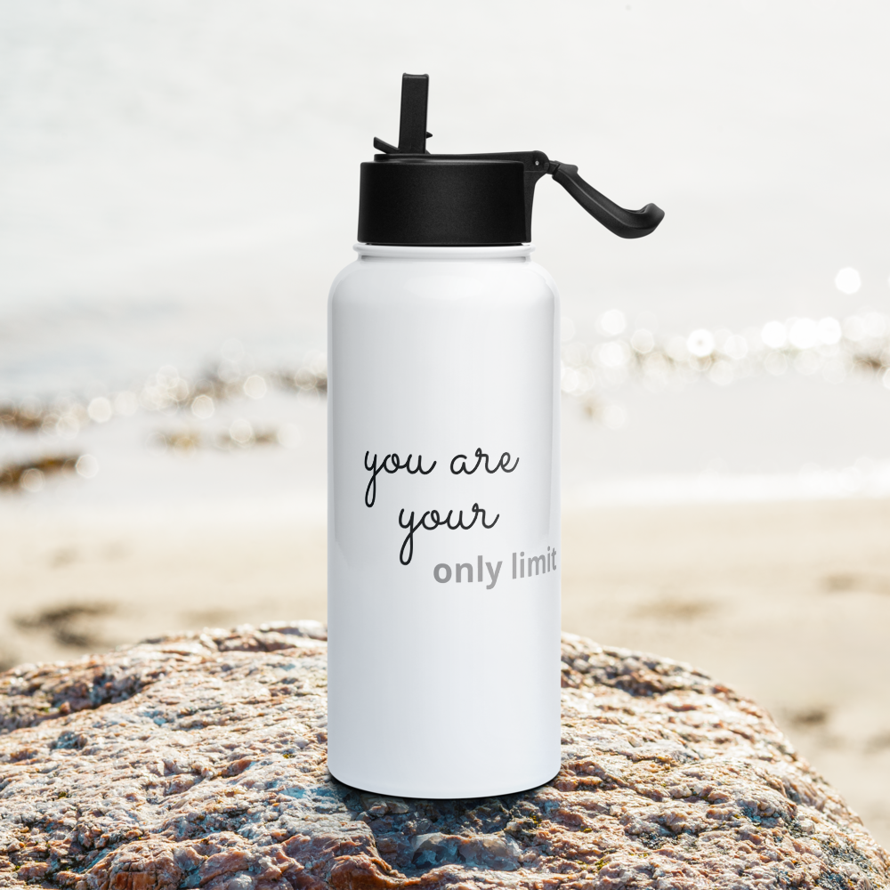 Avid_London_Water_Bottle_with_slogan-you_are_your_only_limit_stainless-steel-water-bottle-with-a-straw-lid