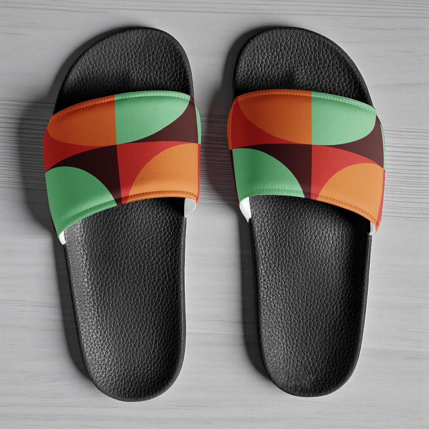 Semi Circle patterned slides