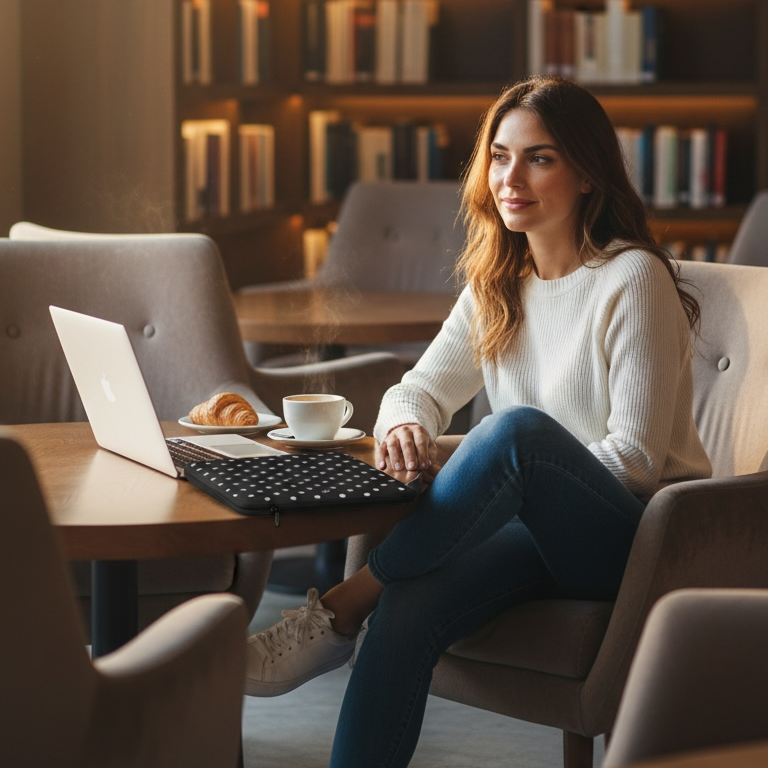 Dotty – Padded Laptop Sleeve for Travel & Work