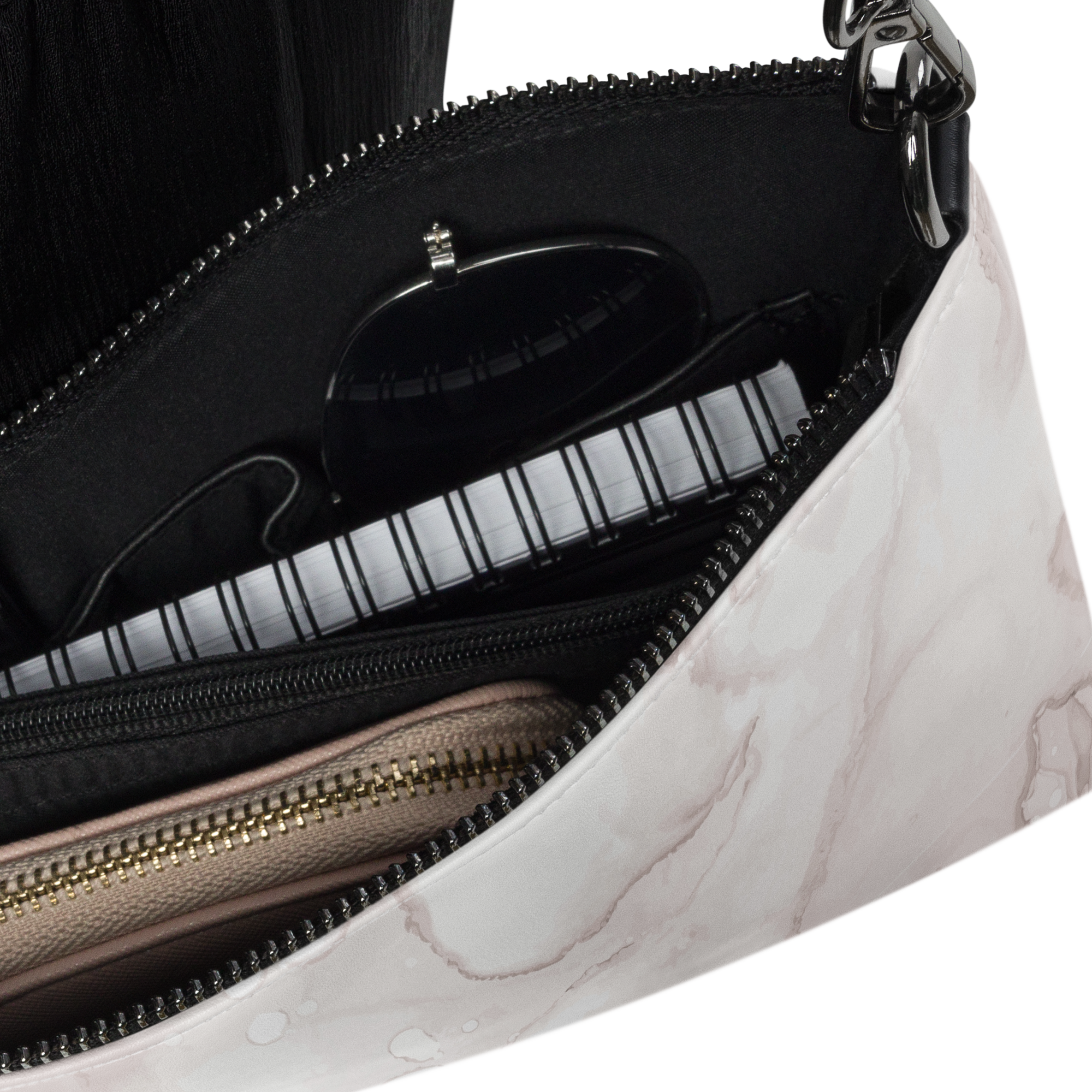 Marble crossbody bag