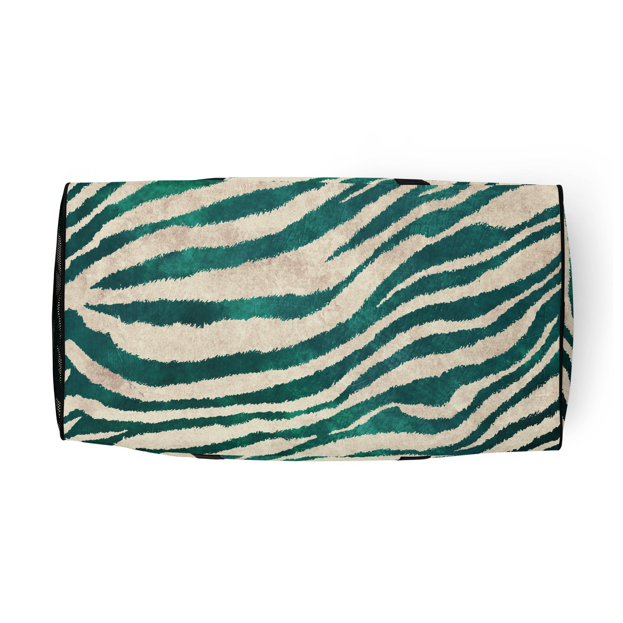 Green Zebra Duffel Bag