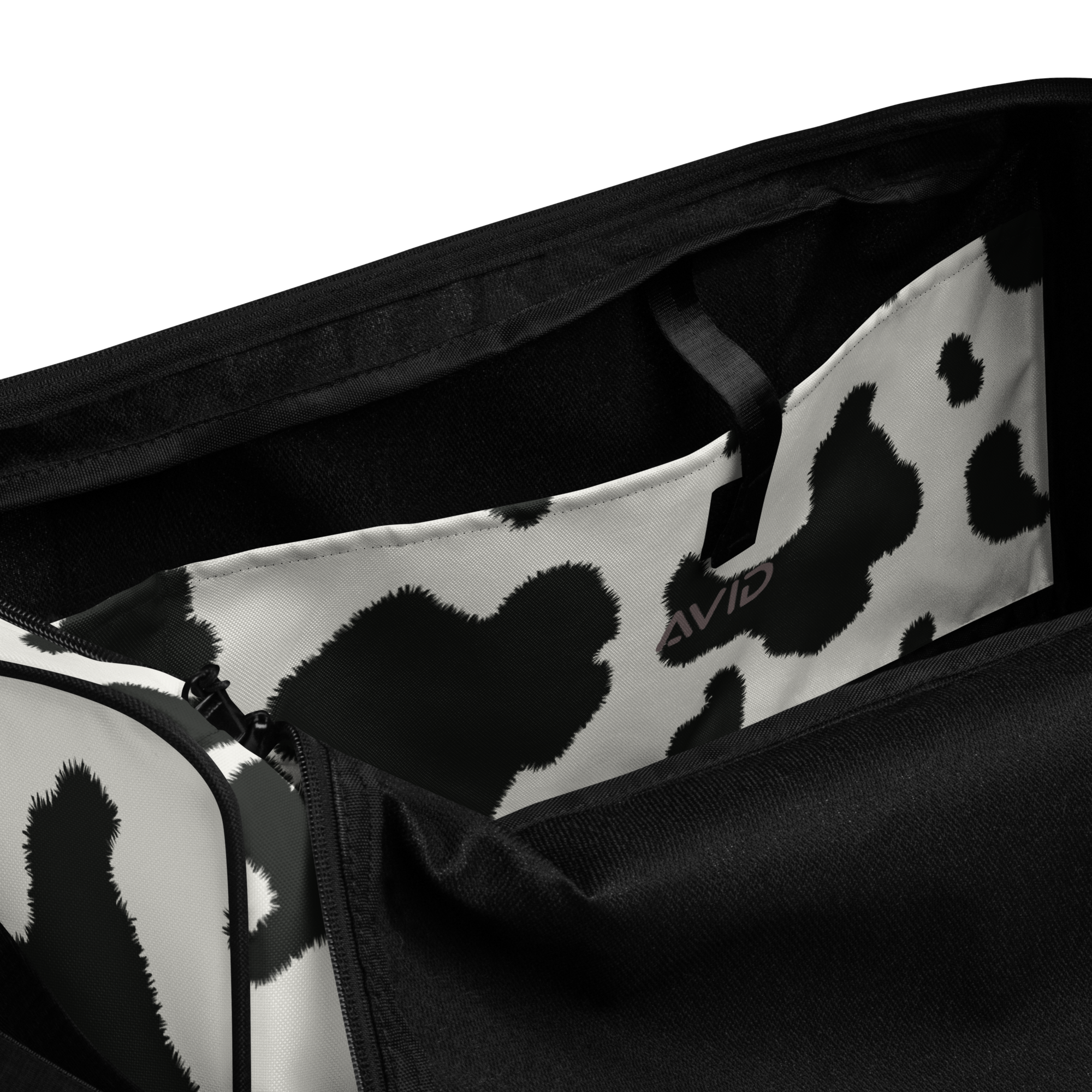 Moot cow print duffle bag