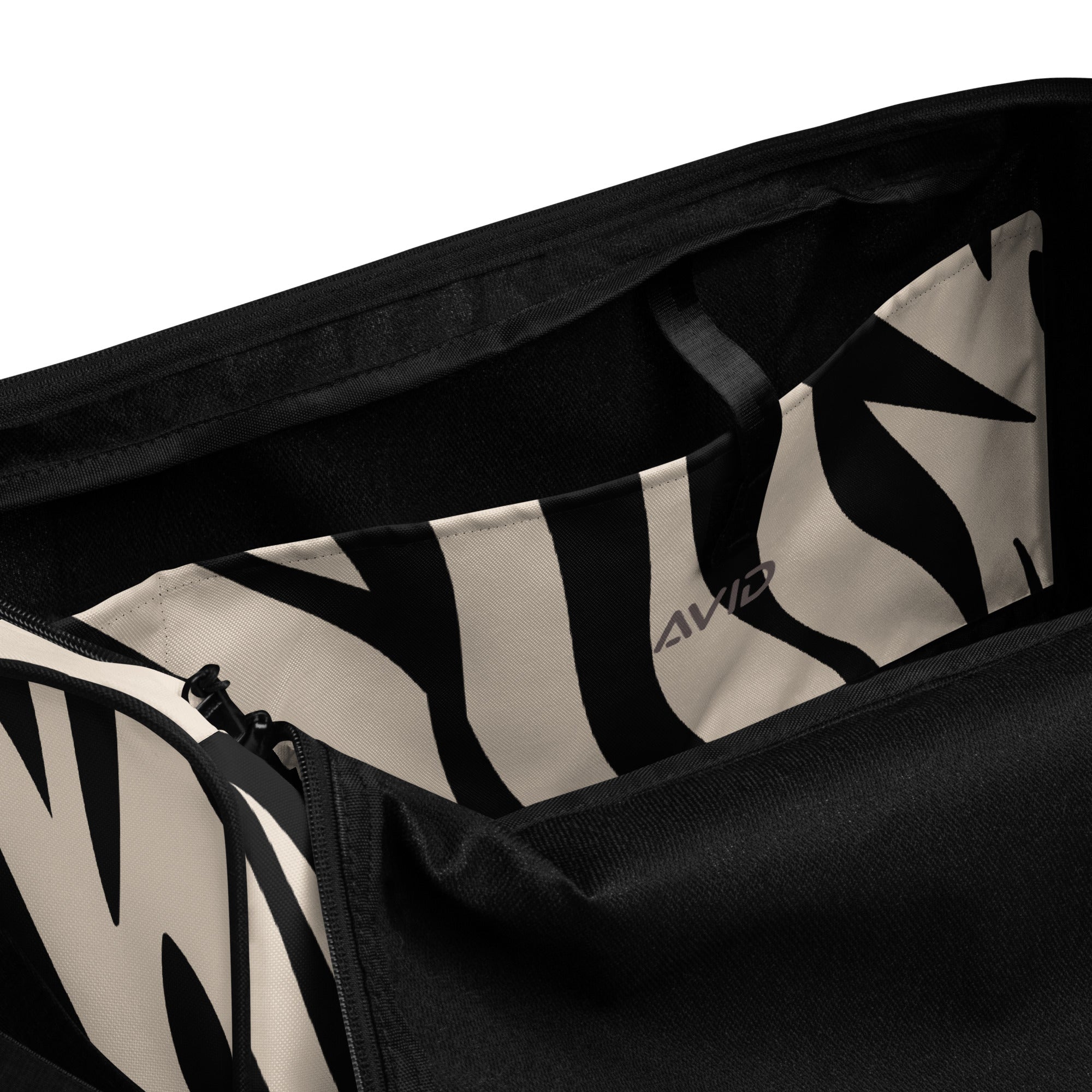 Zebra duffle bag