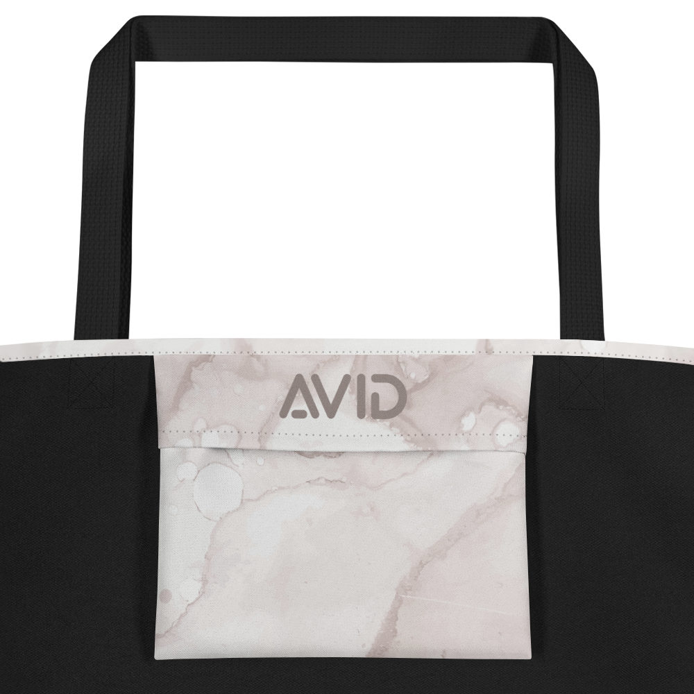 Marble Tote bag inside pocket