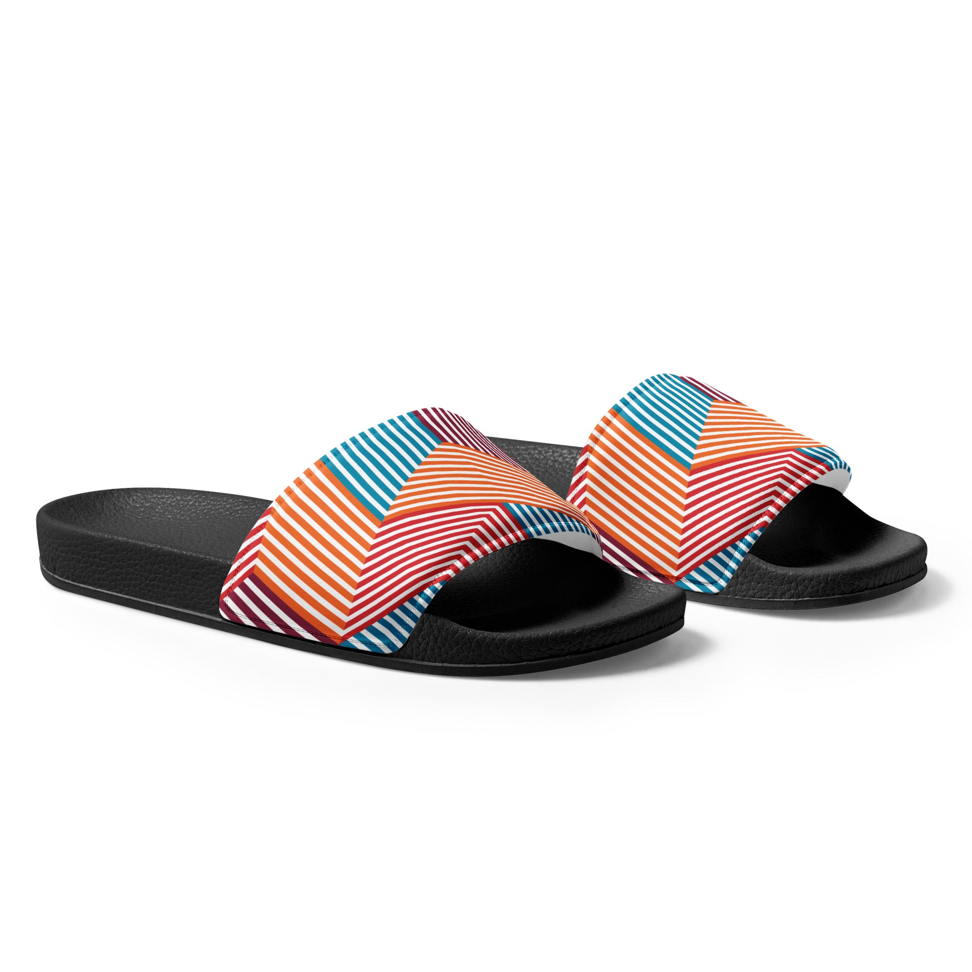 Funky Slides with black soles