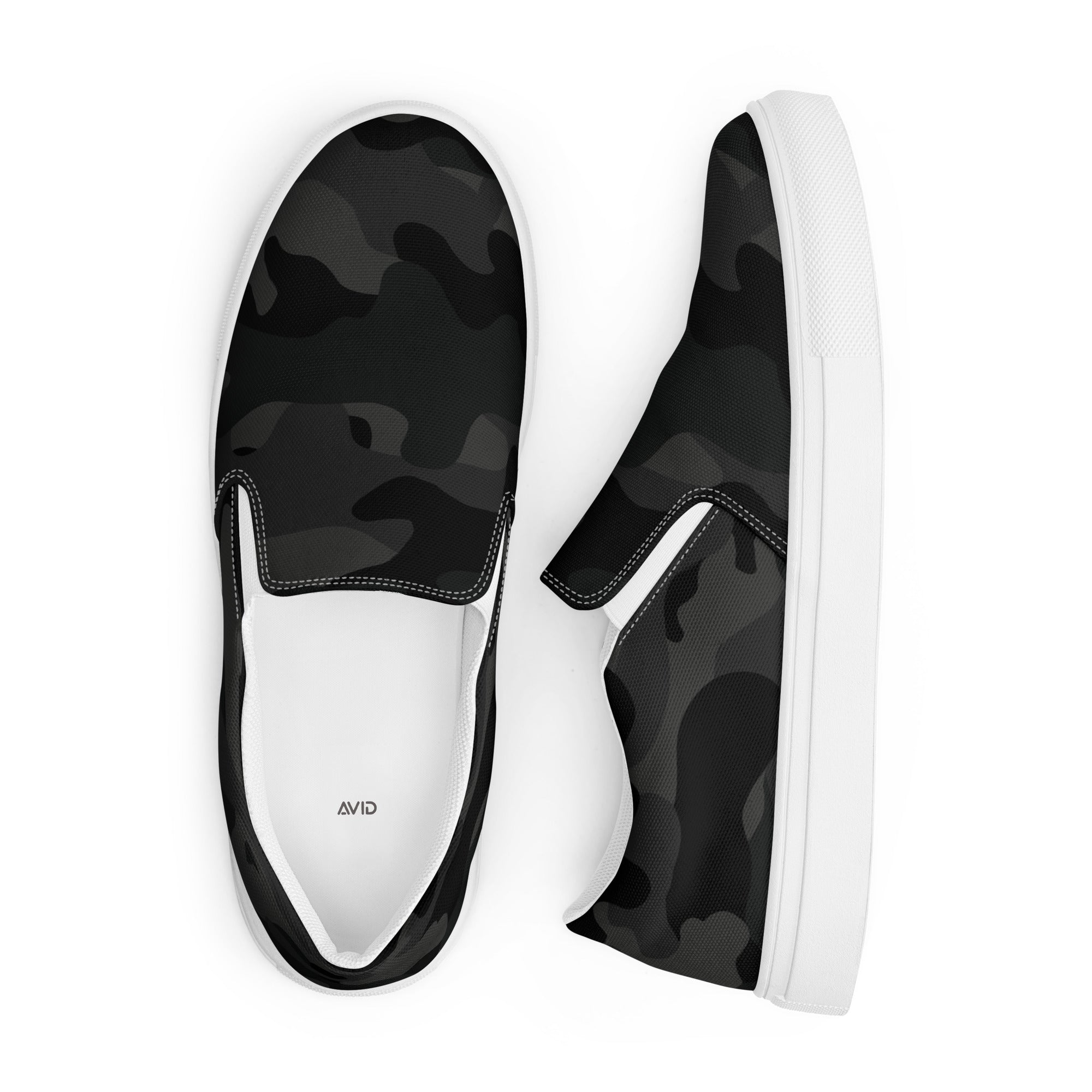 Stealth Canvas Shoes top side