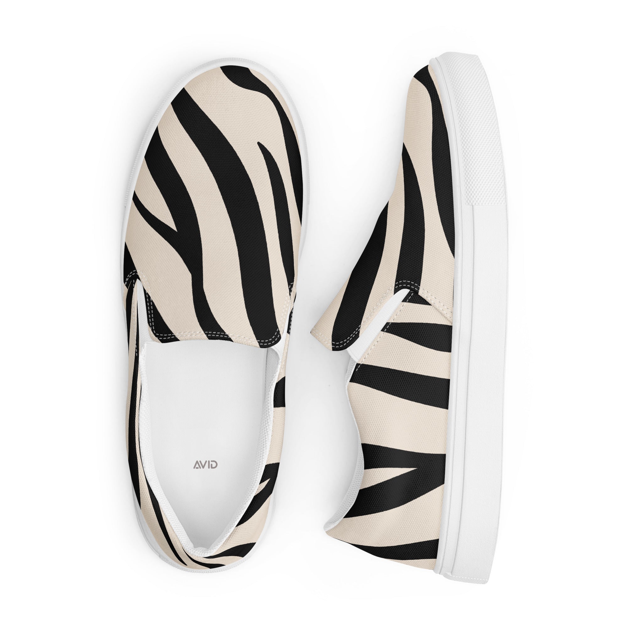 Zebra Canvas Shoes