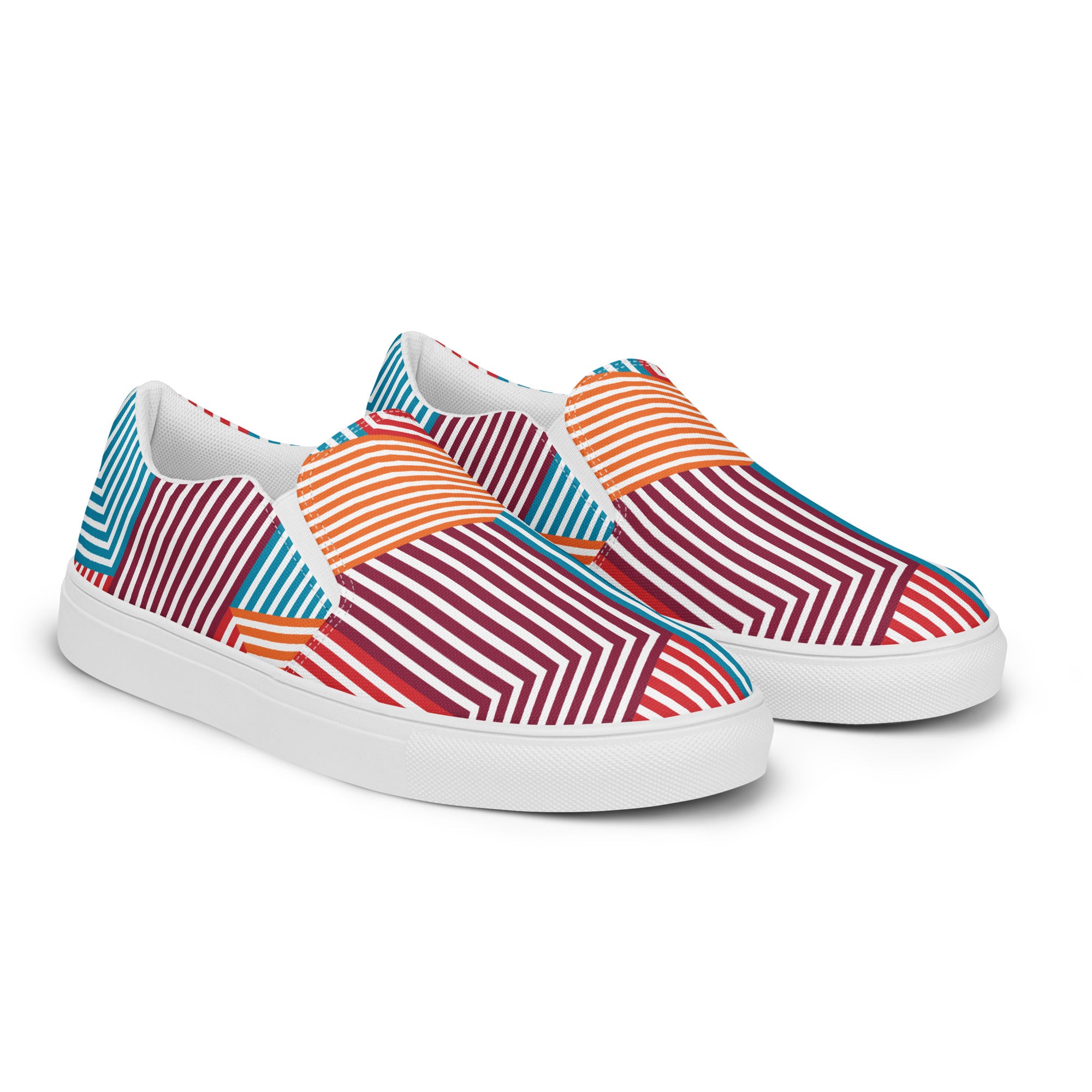Funky canvas shoes