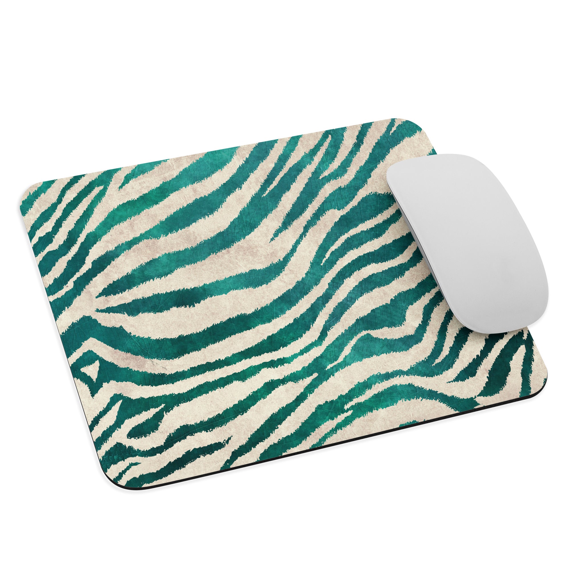 Green Zebra Mousepad