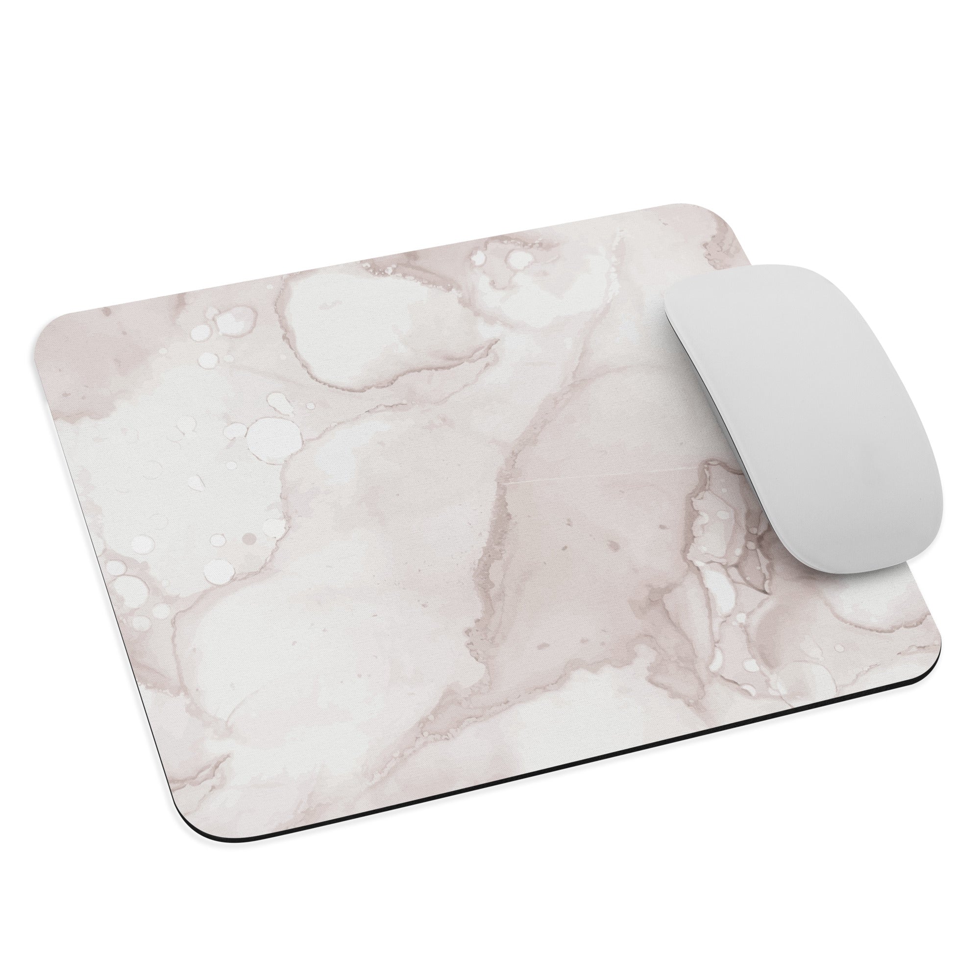Marble-patterned mouse pad