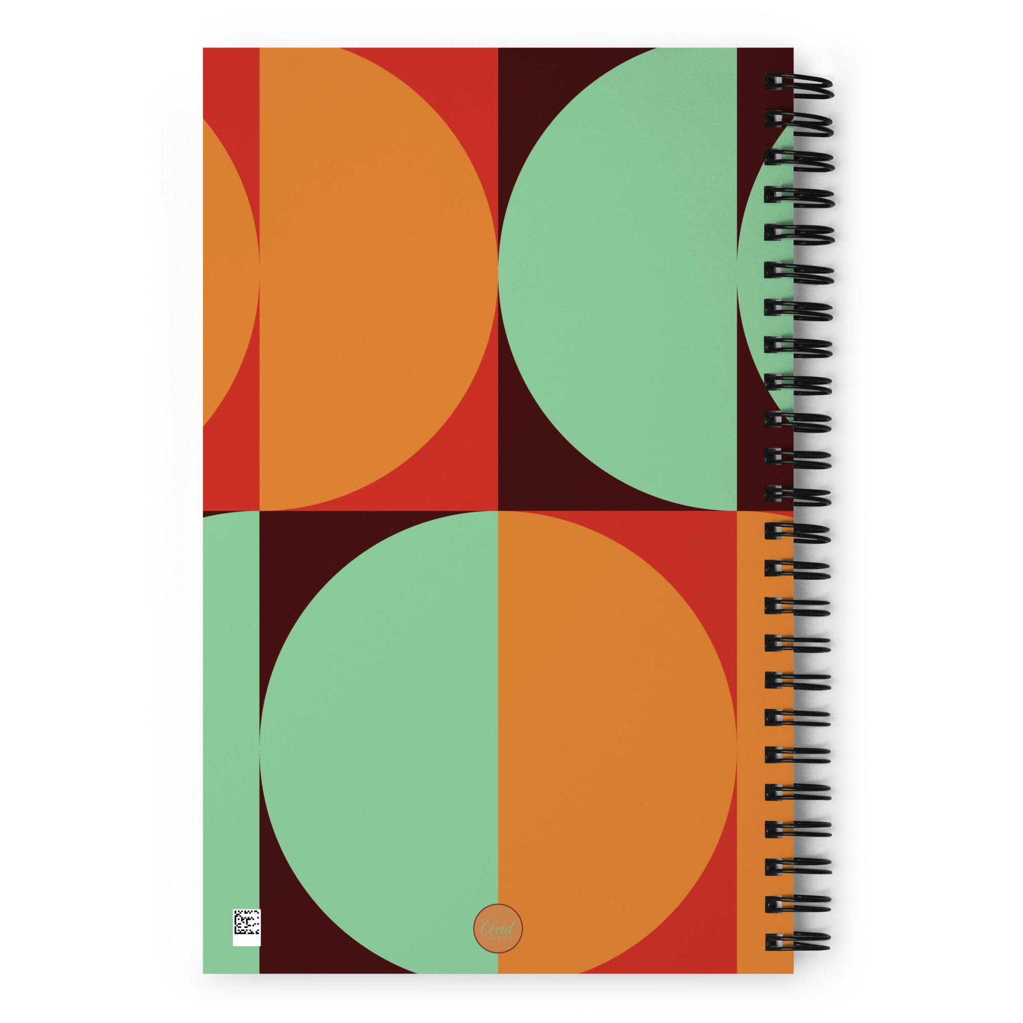 Semi-circle Notebook back cover