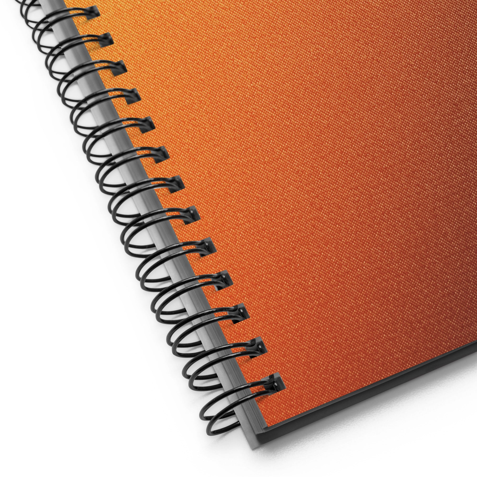 Orange Fade Notebook Detail