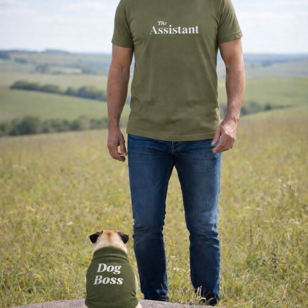 Luxury Dog Jumper “Dog Boss” – Premium Knitted Dog Sweater | Avid London