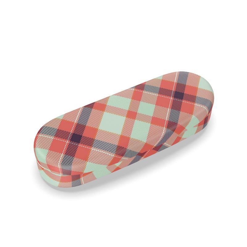 Tartan Hard Glasses Case