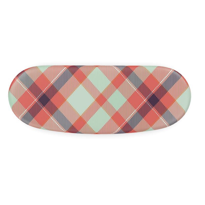 Tartan Hard Glasses Case