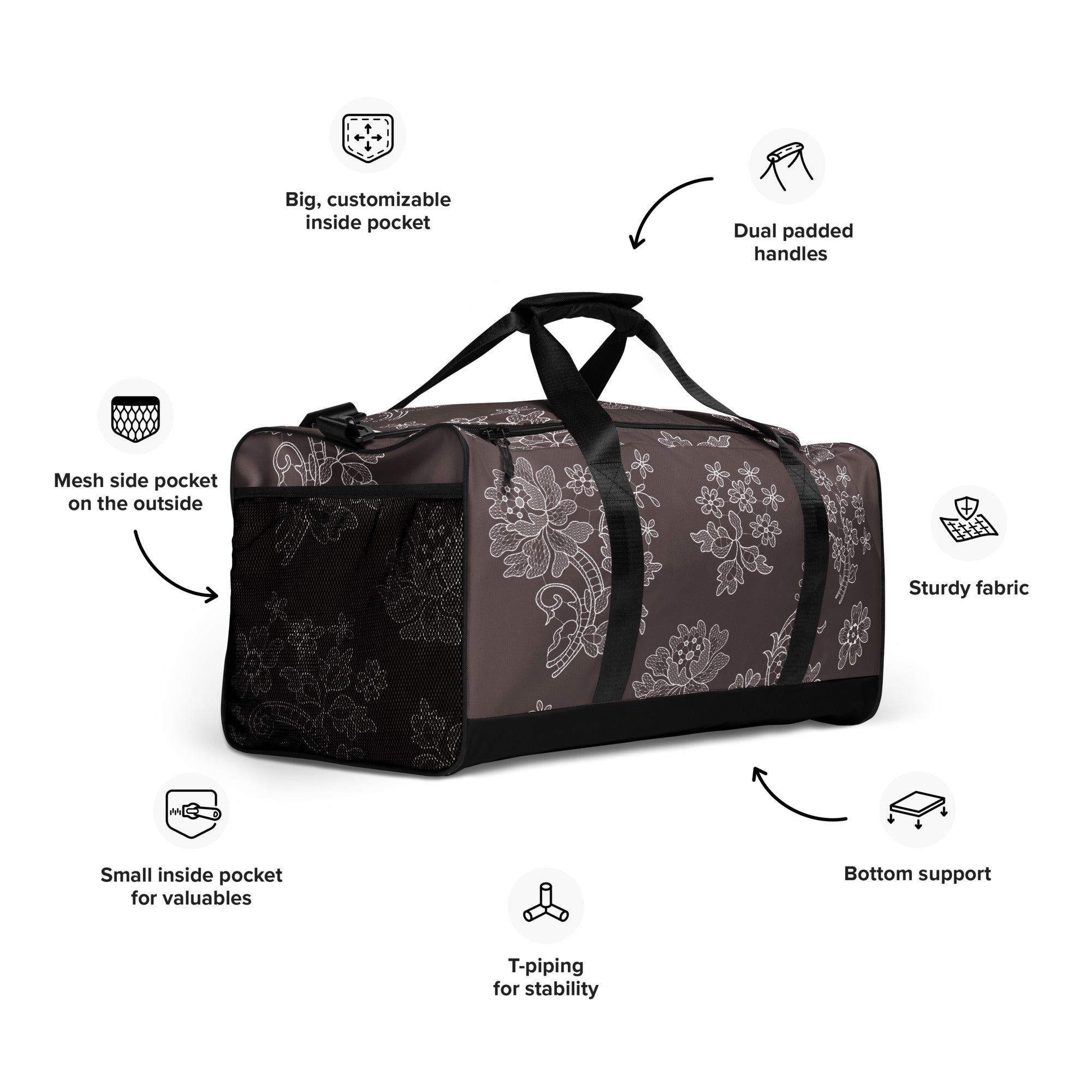 Avid London Auburn Duffle Bag Specifications