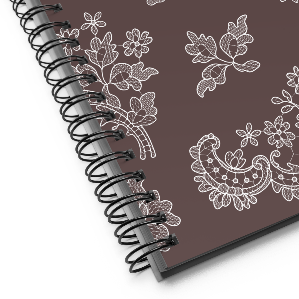 Avid London Auburn Spiral Notebook Detail