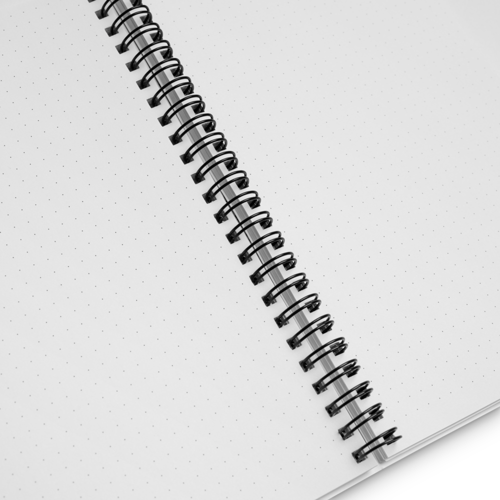 Avid London Auburn Spiral Notebook Detail