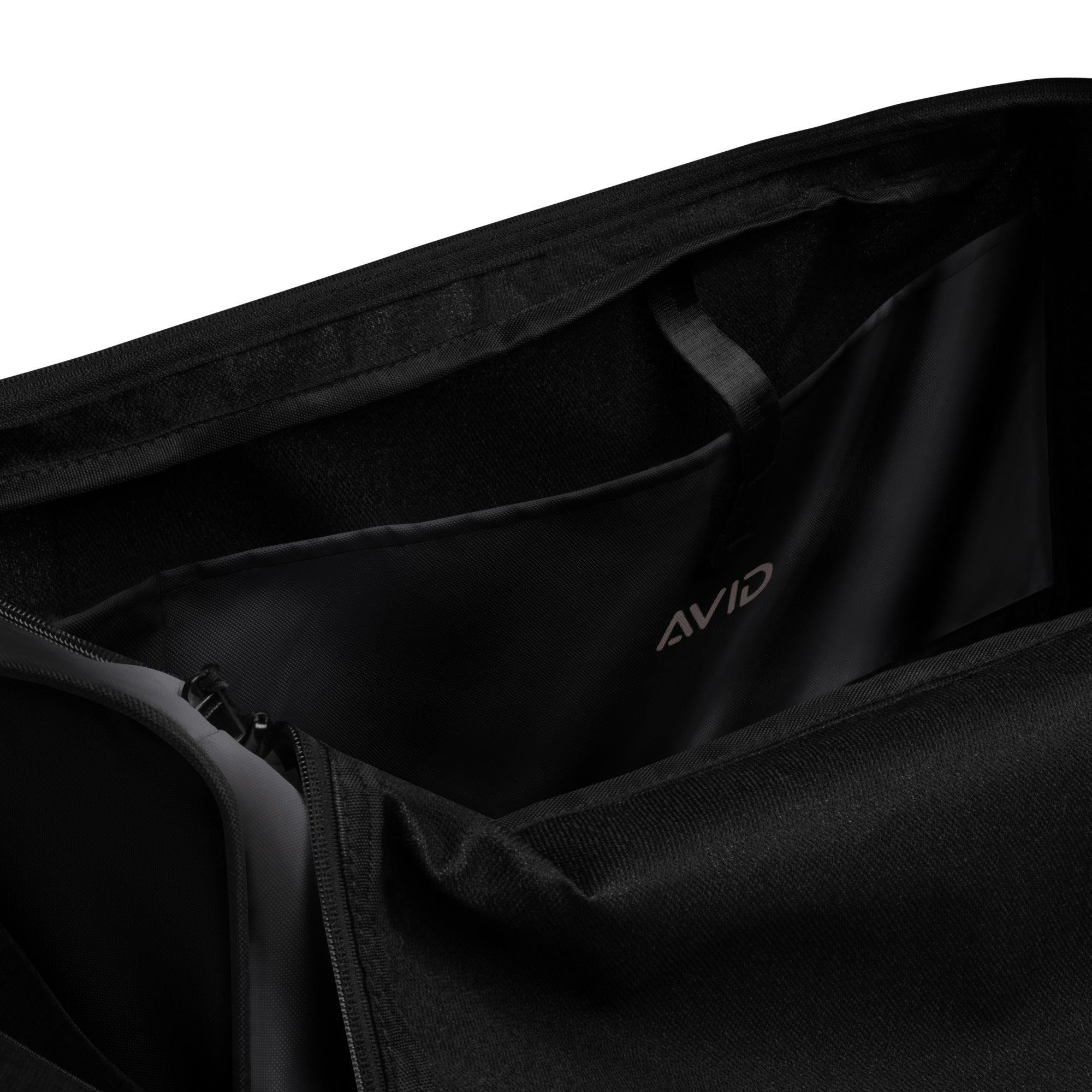 Avid London Black_Fade_Duffle_Bag Inside Pocket
