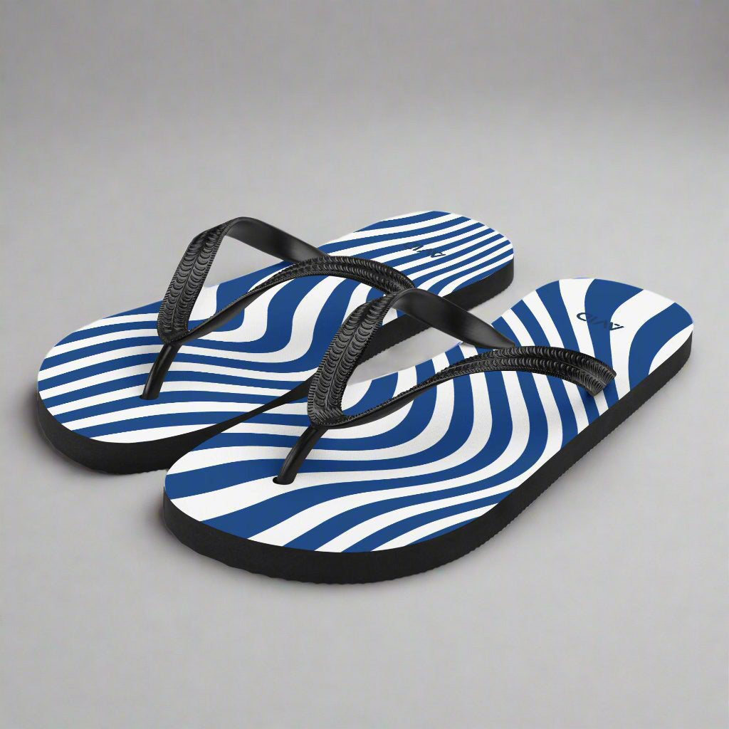 Avid London Blue Wave Flip-Flops