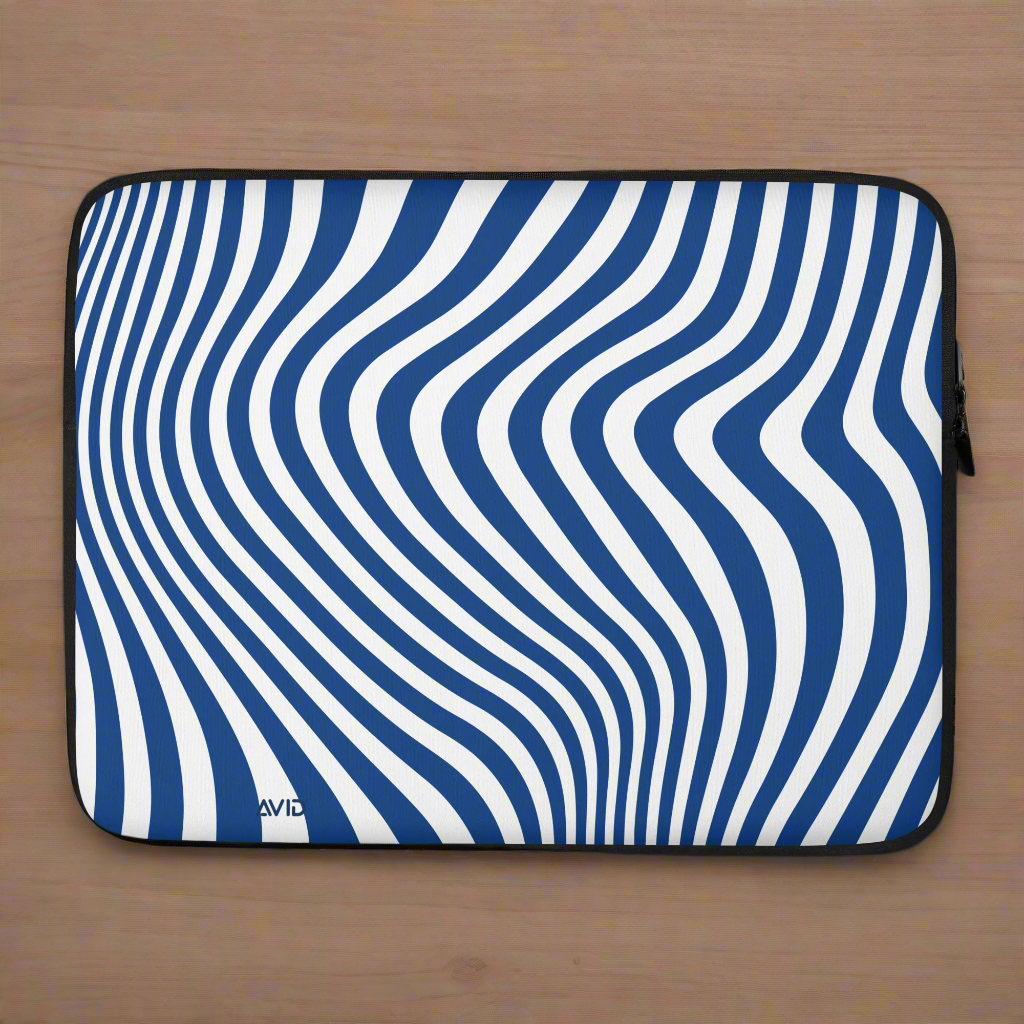 Avid London Blue Wave Laptop Sleeve