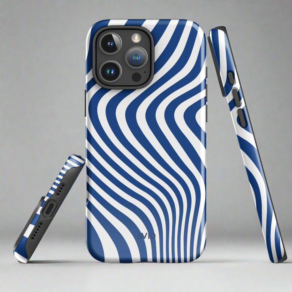 Avid London Blue Wave iPhone Tough Case