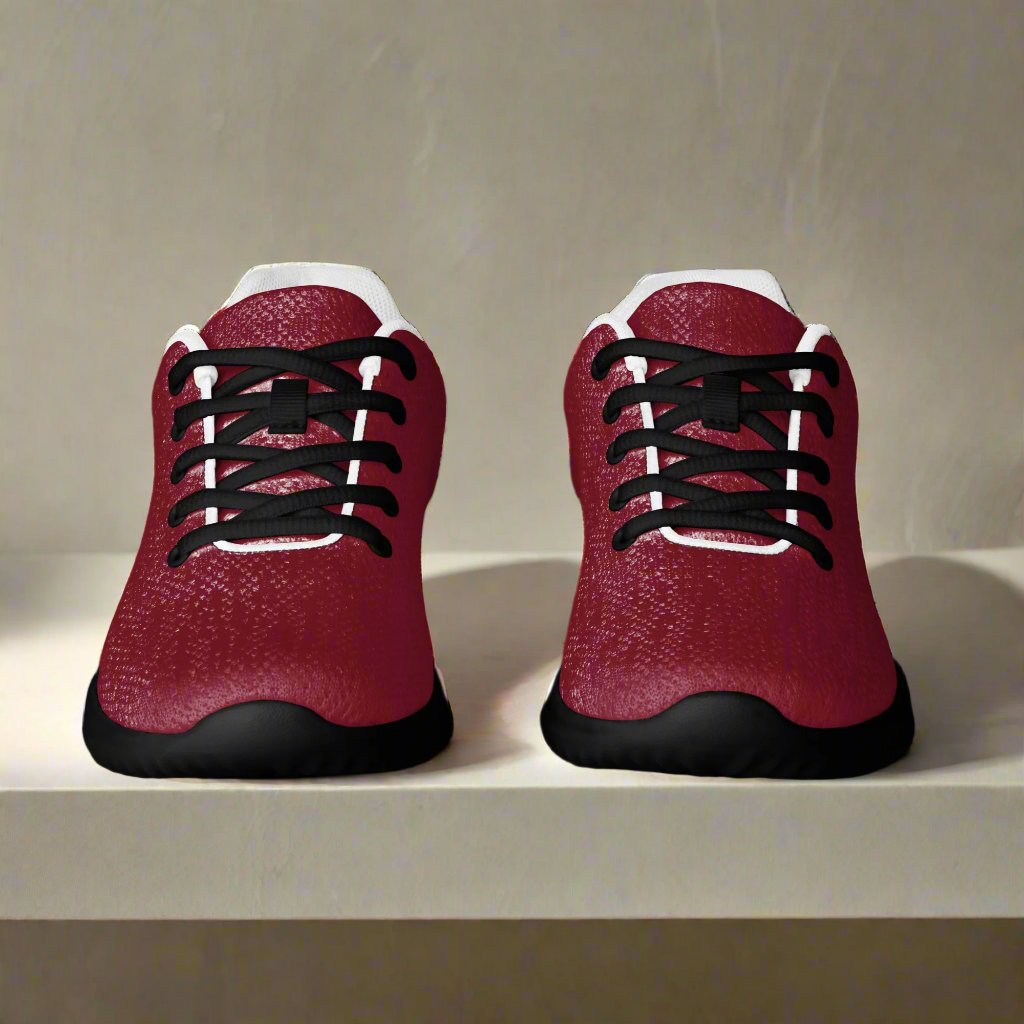 Avid London Burgundy Womens Athletic Shoes Black